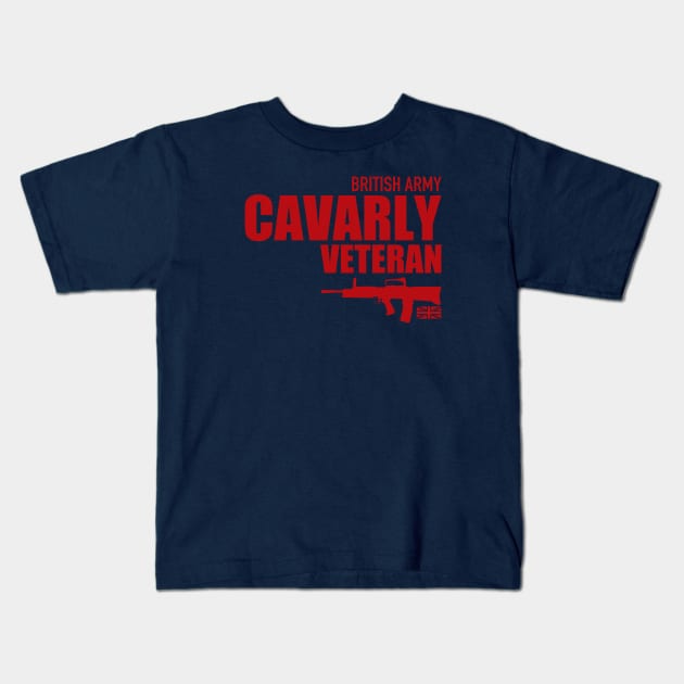 British Cavalry Veteran Kids T-Shirt by TCP